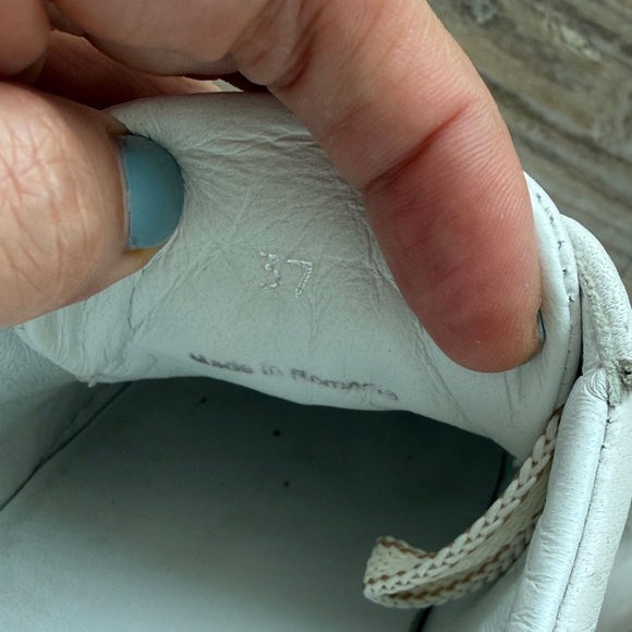 Max Mara white leather lace-up sneakers - Picture 5 of 16